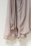 Marc Le Bihan irregular wrinkled silk skirt series 2503 deadwood rose